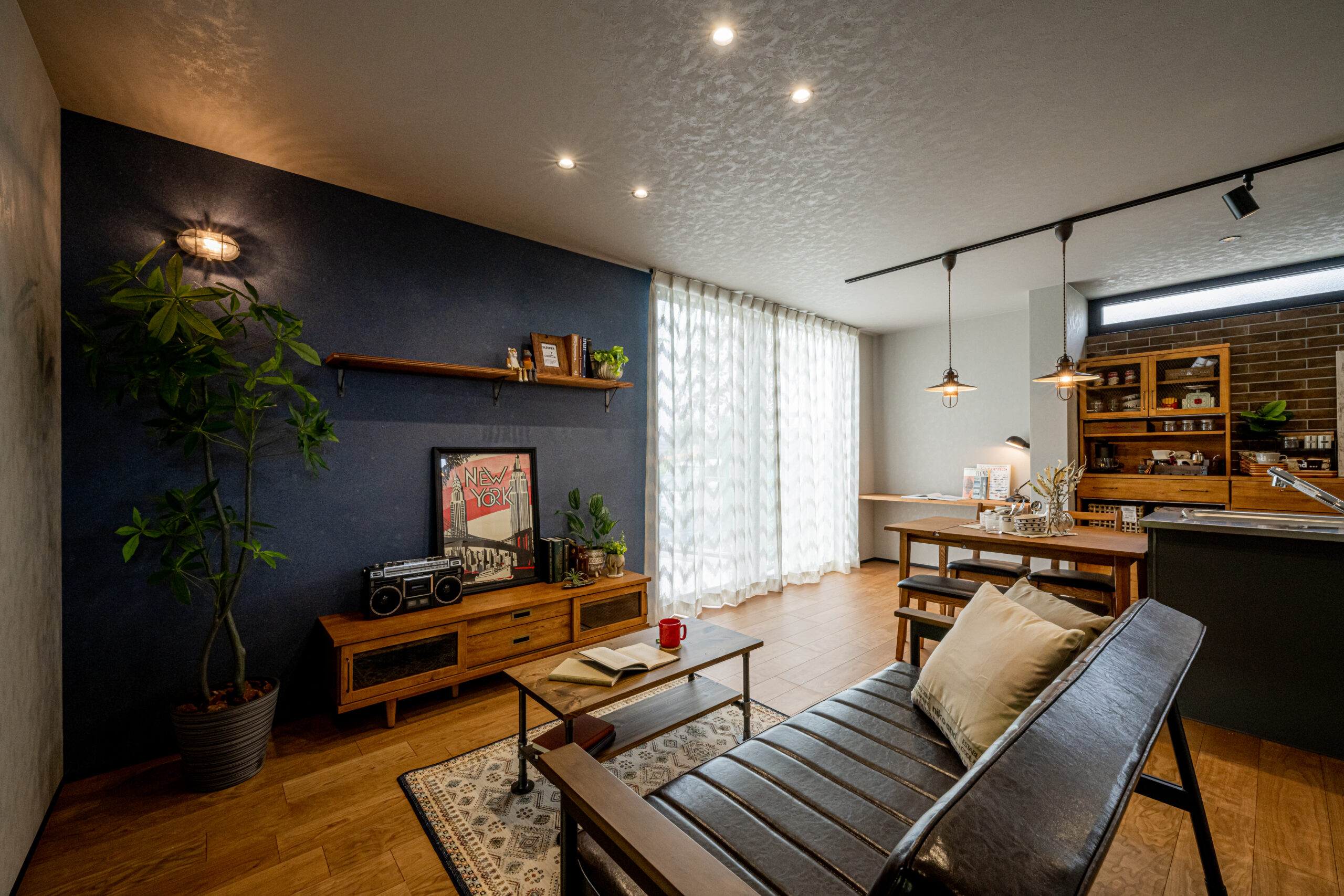 ラフで心地いいリビング